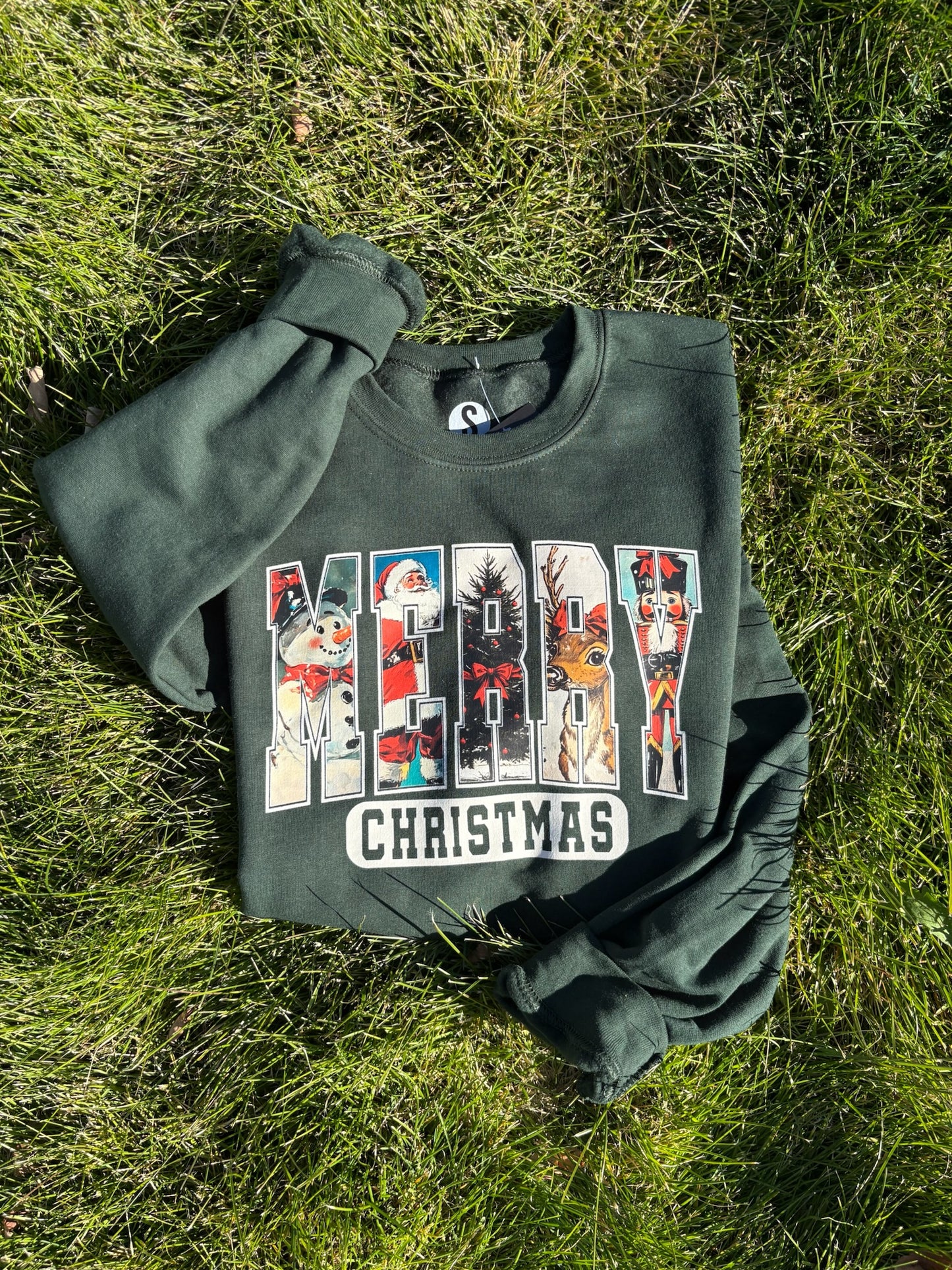 Merry Vintage Crewneck Sweatshirt