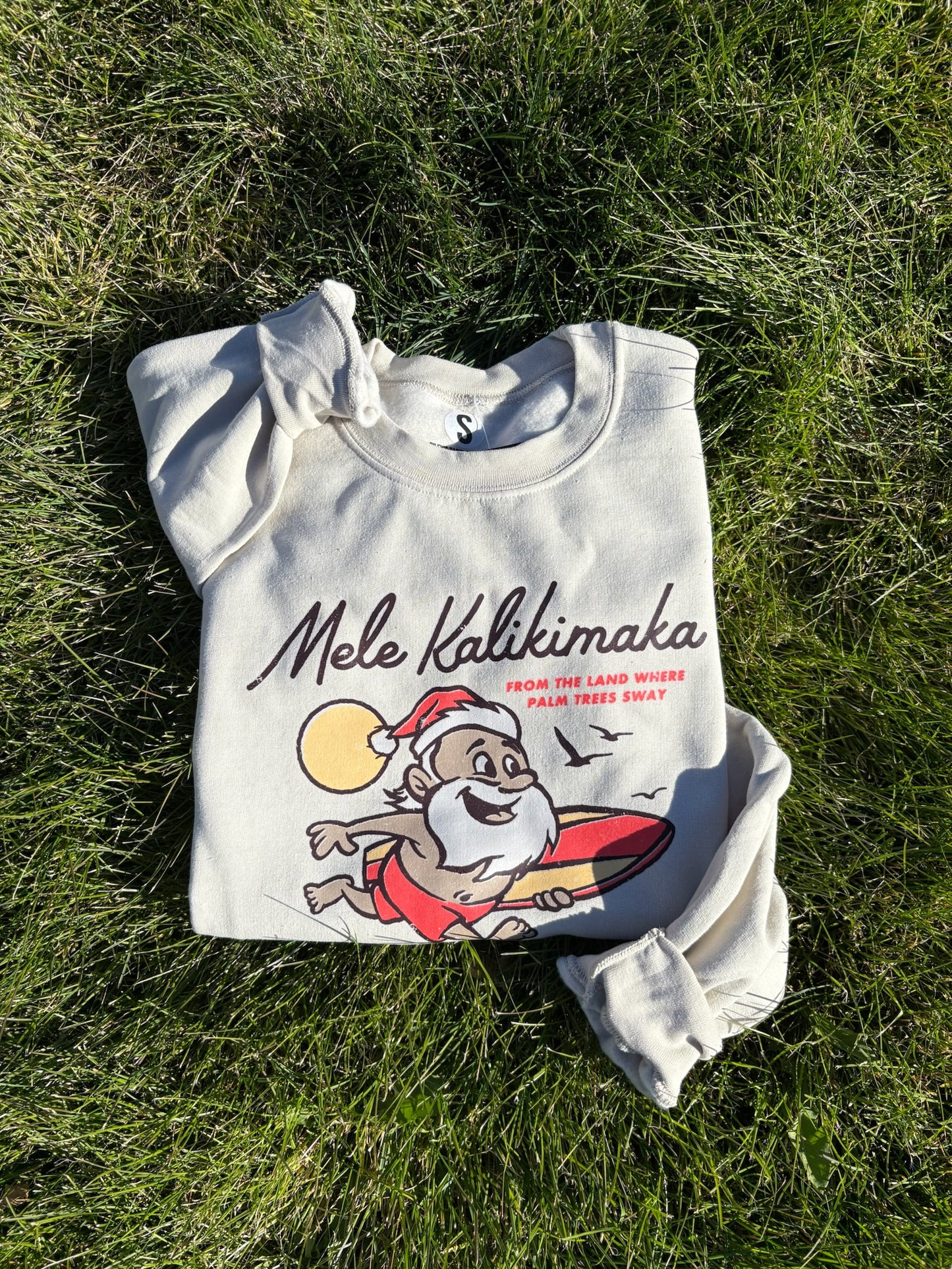 Surf Santa Crewneck Sweatshirt