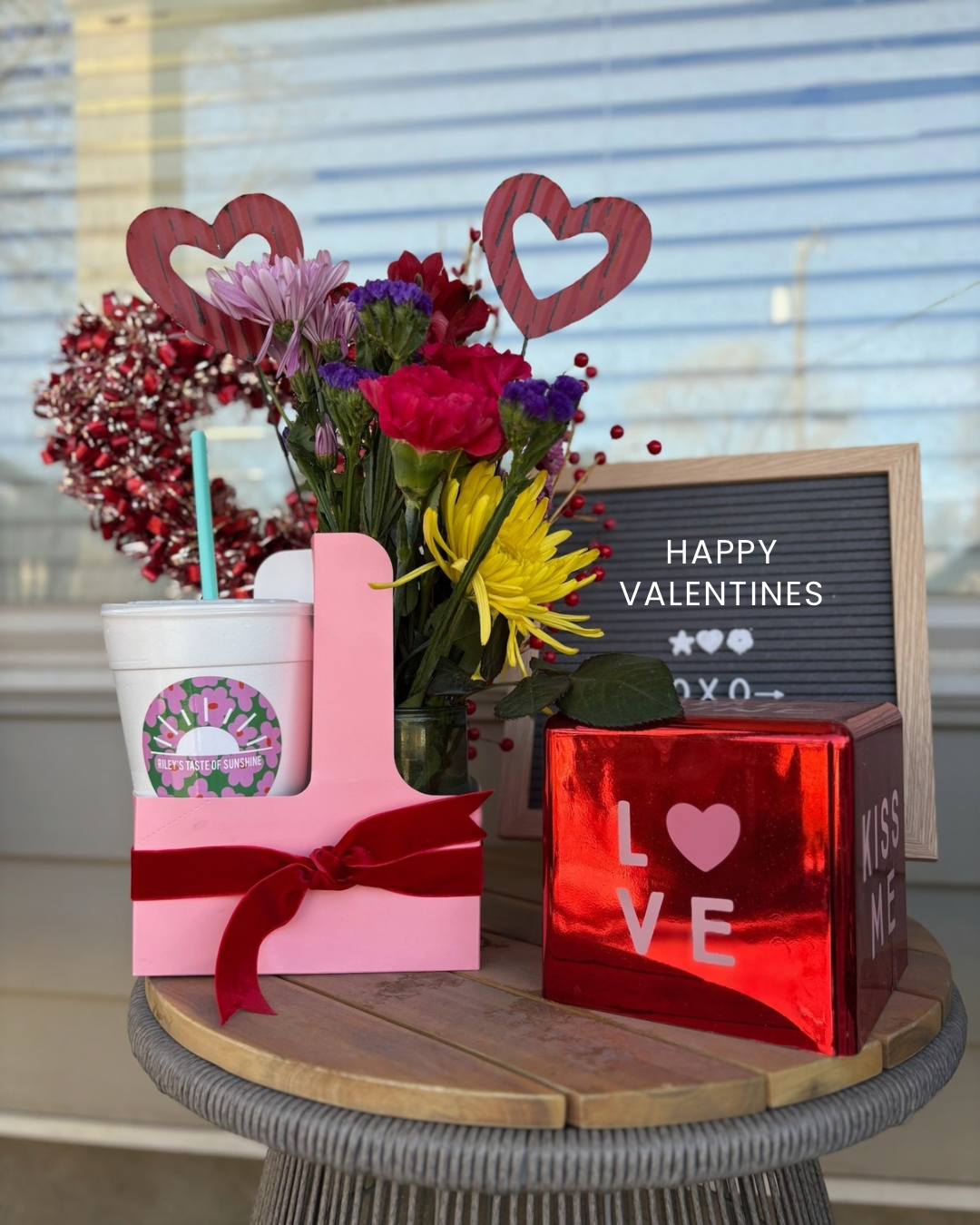 Valentine’s Day Flower Box